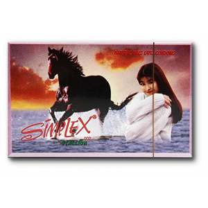 SIMPLEX STALLION NATURAL MALE LATEX CONDOMS 3 PIECES